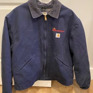 RARE Budweiser carhartt Detroit jacket